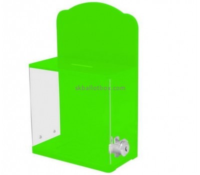 China ballot box suppliers custom acrylic lockable ballot box polycarbonate box BB-137