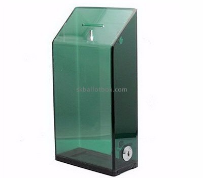 Charity collection boxes suppliers custom acrylic collection boxes for sale BB-1146