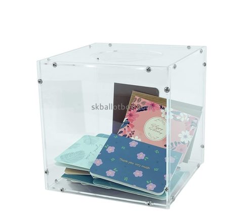 Lucite box supplier custom acrylic lucky sweepstake box BB-2901