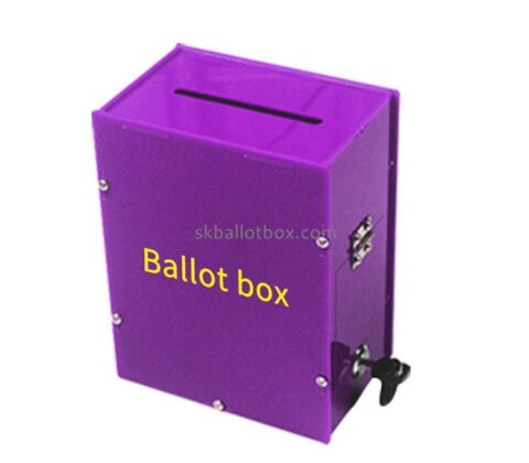 Plexiglass box manufacturer custom acrylic election box perspex ballot box BB-2834