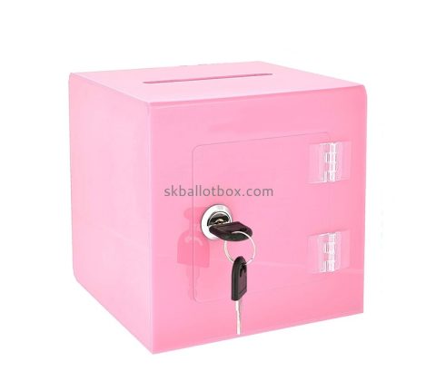 Plexiglass box manufacturer custom acrylic suggestion box perspex comment box SB-038