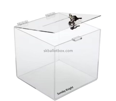 Wholesale custom acrylic lockable suggestion box SB-227