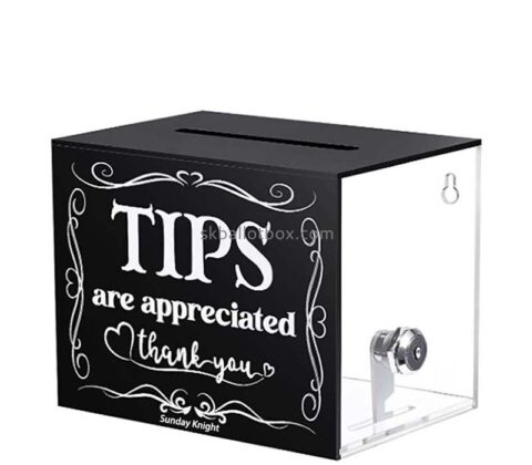 Custom wholesale acrylic tip box for bartender DB-251