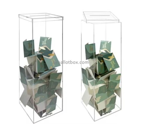 Custom wholesale acrylic tall vote box BB-3001