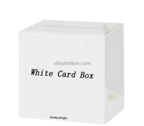 Custom wholesale acrylic cards wishing well box SB-203