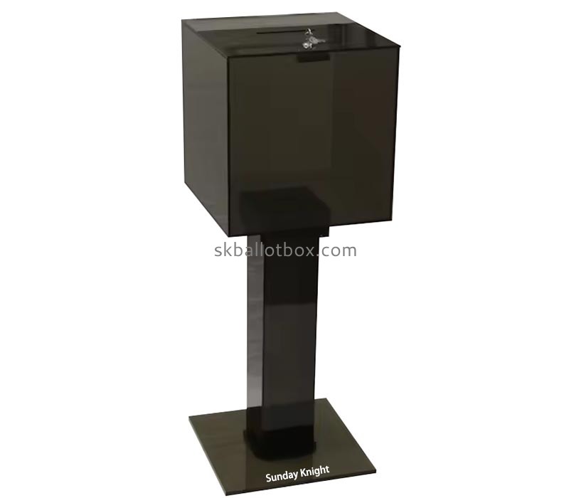 Custom wholesale acrylic floor standing voting box BB-2993