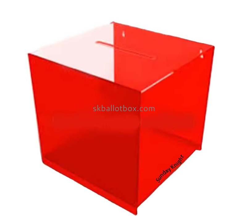 Custom wholesale acrylic money box DB-228