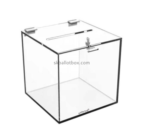 Custom wholesale acrylic comment collection box SB-196