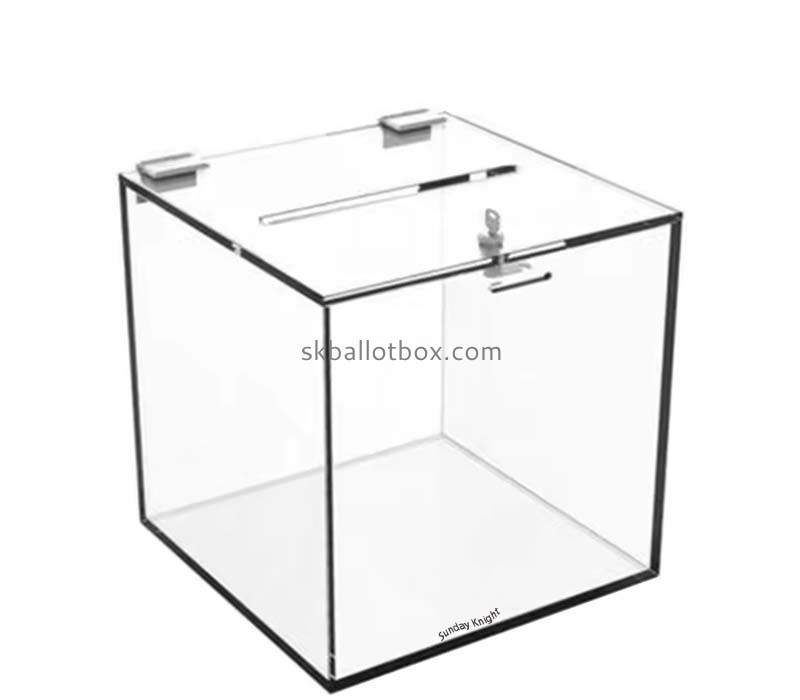 Custom wholesale acrylic comment collection box SB-196