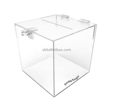 Custom wholesale acrylic money donation box DB-221