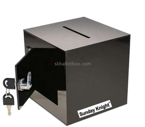 Custom wholesale acrylic locking suggestion box SB-181