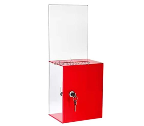 Custom wholesale acrylic locking comment box SB-174