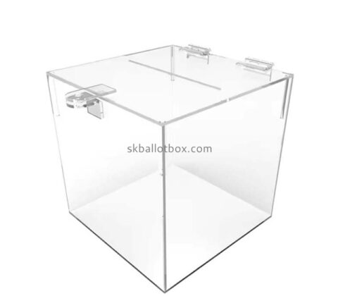 Custom acrylic suggestion collection box SB-161