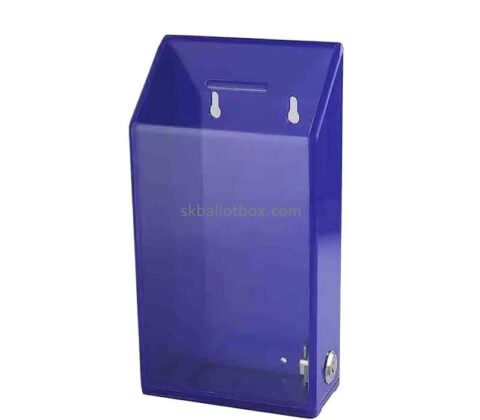 Custom wall mounted acrylic suggestion box SB-158