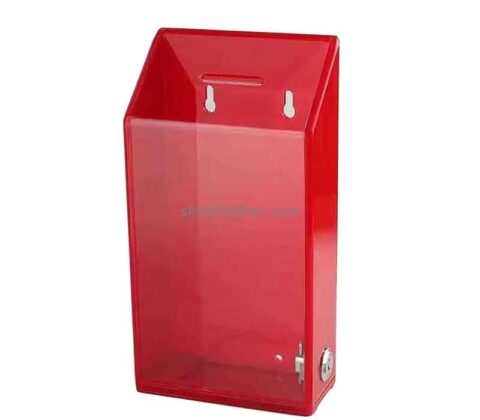 Custom acrylic wall hanging suggestion box SB-152