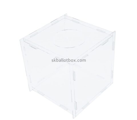 Perspex display supplier custom acrylic lottery raffle box BB-100