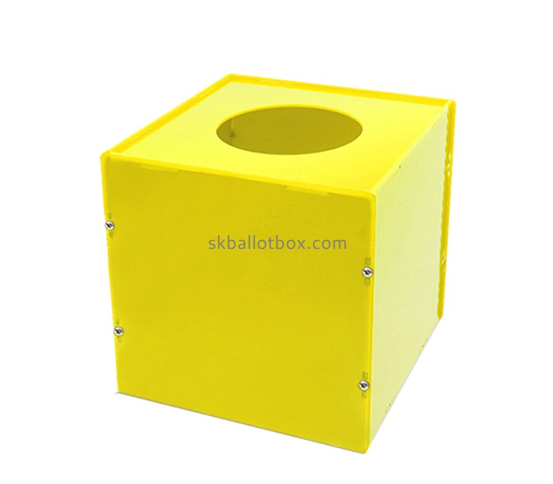 Plexiglass products supplier custom acrylic ticket raffles drawing box bonus draw box DB-103