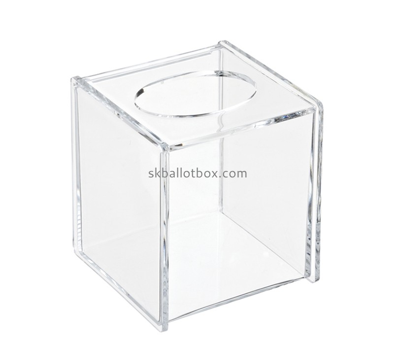 Plexiglass box supplier custom acrylic ticket raffles drawing box SB-068