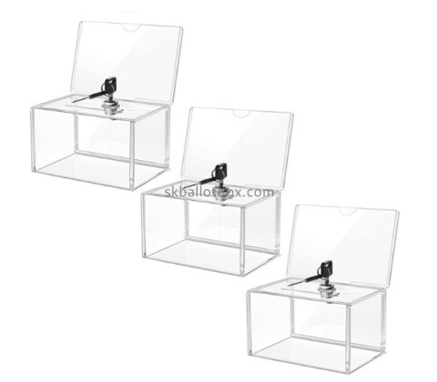 Acrylic boxes manufacturer custom plexiglass ballot box BB-2839