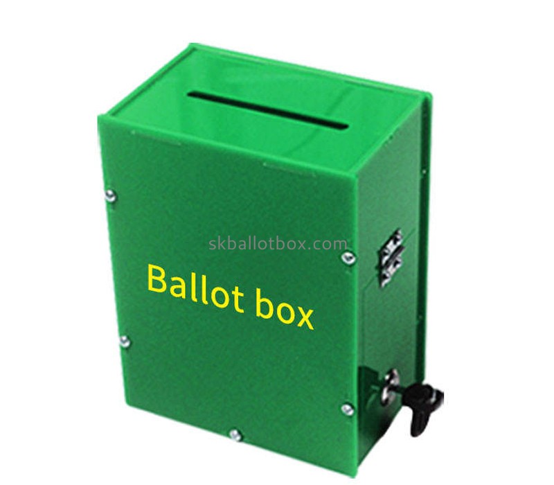 Perspex boxes supplier custom acrylic lockable ballot container BB-2846