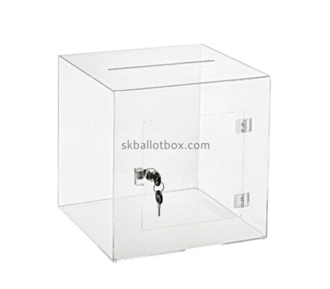 Custom lucite ballot box plexiglass voting box BB-2835