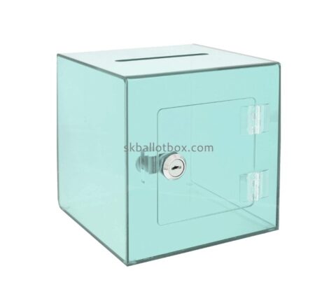 Plexiglass manufacturer custom acrylic lockable ballot box BB-2817