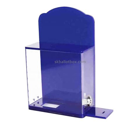 Acrylic manufacturer custom plexiglass ballot box lucite election box BB-2816