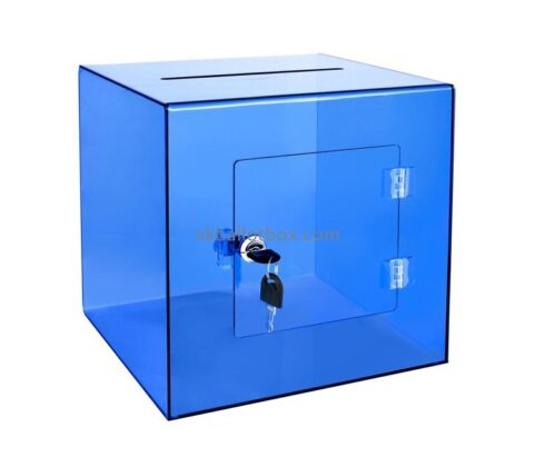 Acrylic manufacturer custom plexiglass ballot box lucite election box BB-2815