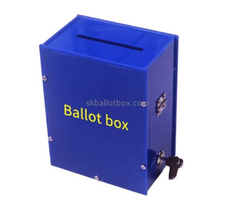 Acrylic factory custom plexiglass ballot box perspex election box BB-2810