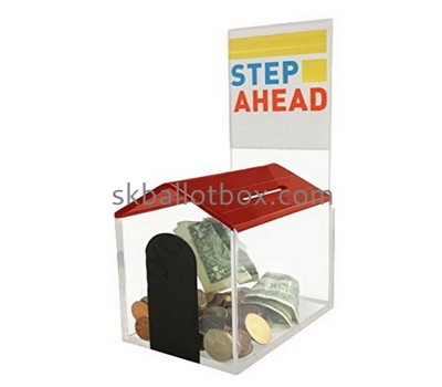 OEM supplier customized acrylic donation box DB-058