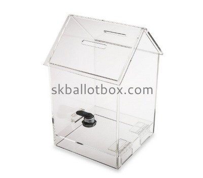 OEM supplier customized acrylic suggestion box lucite suggestion box SB-021