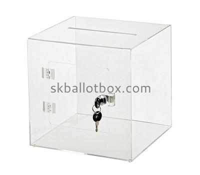 Acrylic manufacturer customized lockable suggestion box SB-015