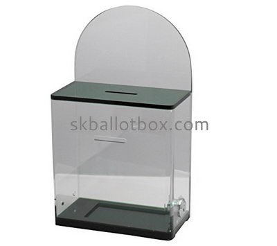 Wholesale polycarbonate box ballot box voting ballot box with check BB-007