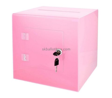 Acrylic manufacturer customize plexiglass ballot box lucite donation box BB-2781