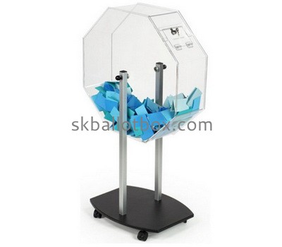 Custom floor standing acrylic suggestion box BB-2749