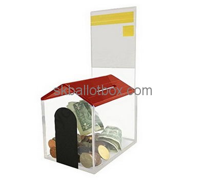 Factory custom donation boxes locking donation box charity boxes for sale DB-015