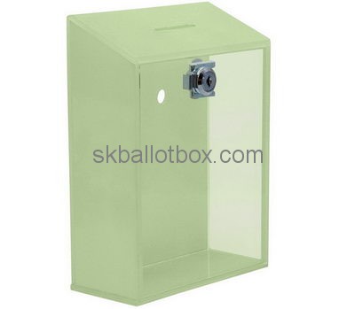 Customize plexiglass charity money box BB-2576