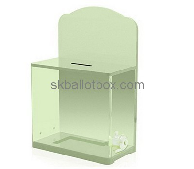 Customize lucite money donation box BB-2557