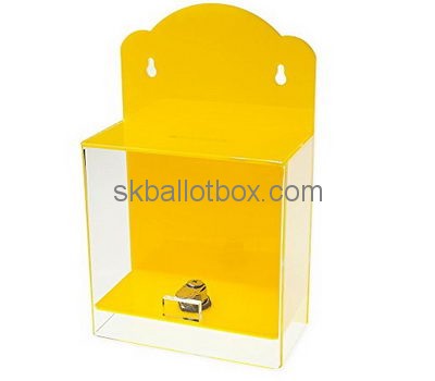 Customize plexiglass ballot box with lock BB-2548