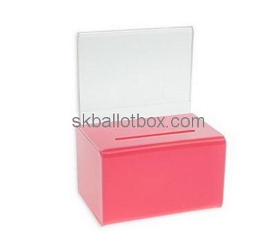 Customize plexiglass cheap ballot boxes BB-2537