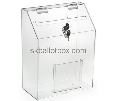 Customize lucite collection box BB-2516