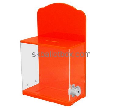 Customize plexiglass donation boxes for sale BB-2460