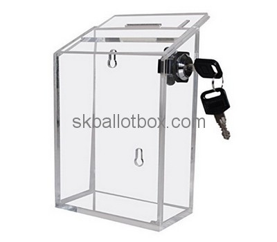 Customize acrylic cheap donation boxes BB-2392