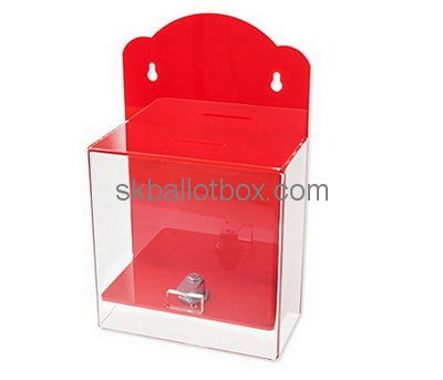 Customize lucite charity donation boxes BB-2363