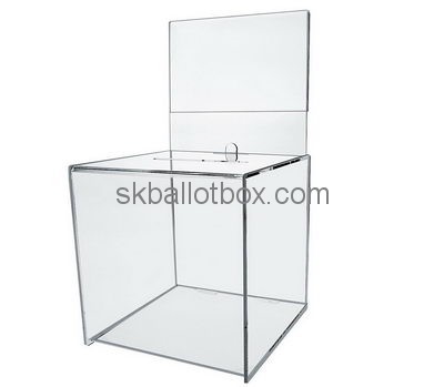 Customize plexiglass cheap charity boxes BB-2343