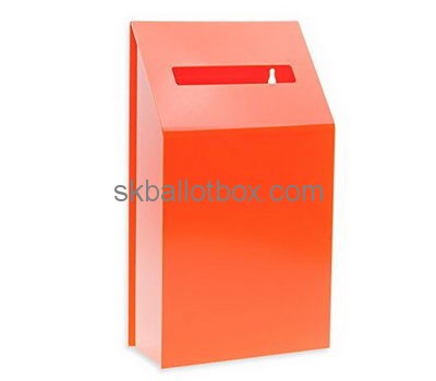 Customize perspex cash collection box BB-2324