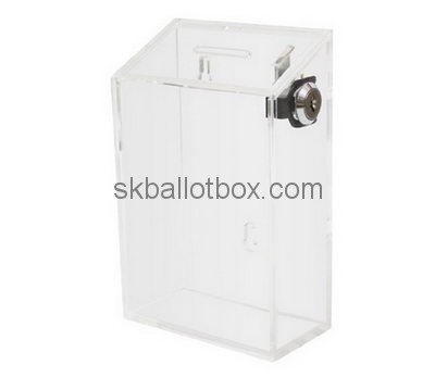 Customize acrylic locking ballot box BB-2299