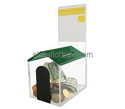 Customize lucite donation box DB-055