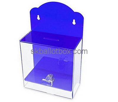 Customize acrylic wall mounted ballot box BB-2183