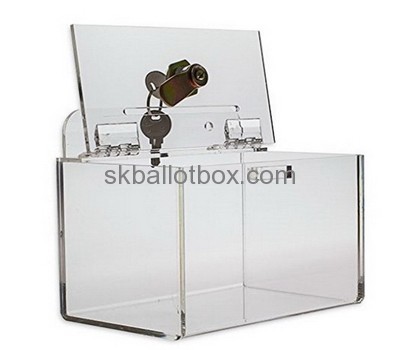 Bespoke clear plastic ballot box BB-1677